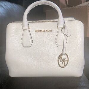 Michael Kors Cream Satchel